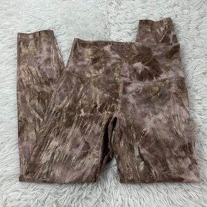 Lululemon Align High-Rise Pant 25" *Shine Diamond Dye Misty Shell Cacao Diffuse